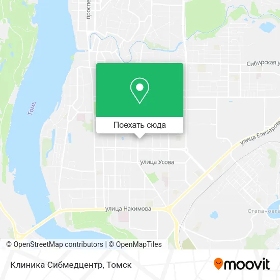 Карта Клиника Сибмедцентр
