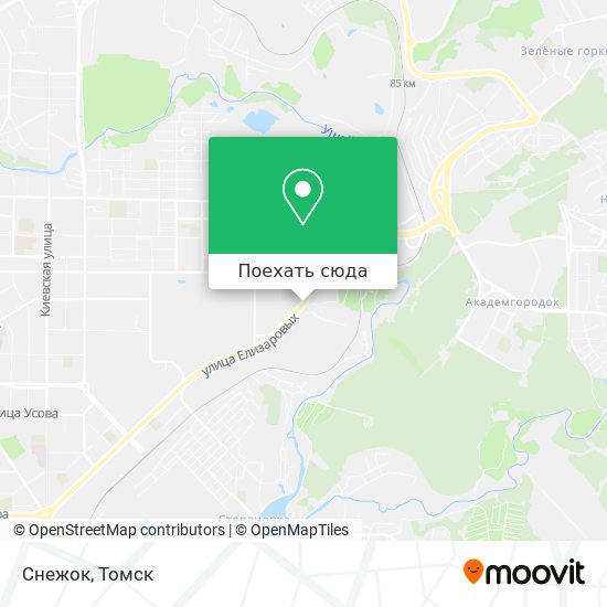 Карта Снежок