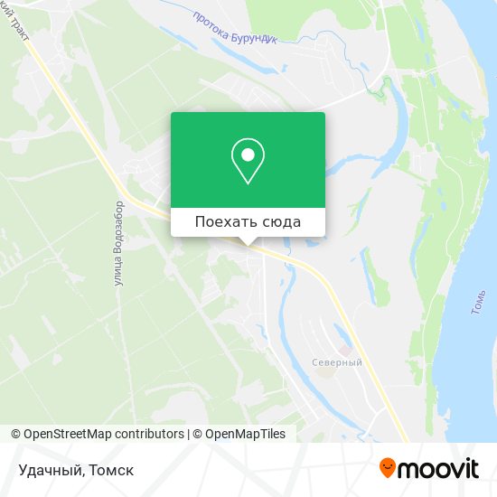 Карта Удачный