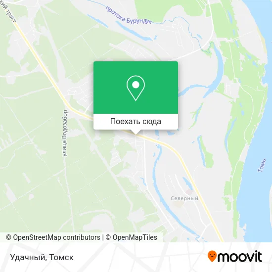 Карта Удачный