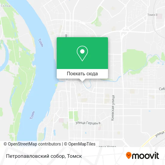 Карта Петропавловский собор