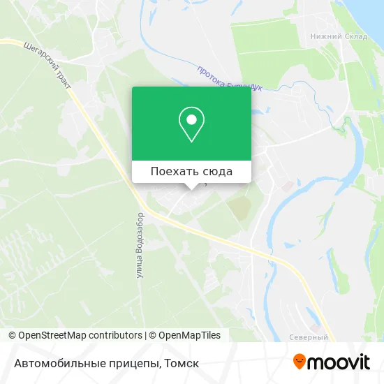 Карта Автомобильные прицепы
