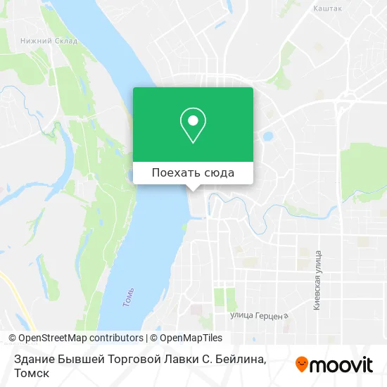 Карта Здание Бывшей Торговой Лавки С. Бейлина