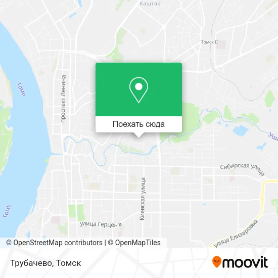 Карта Трубачево