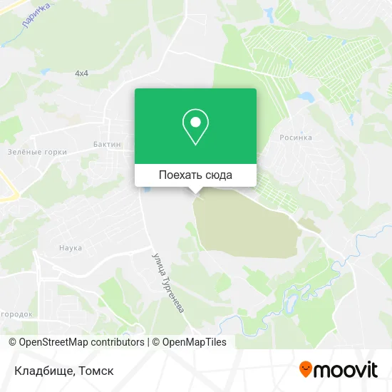 Карта Кладбище