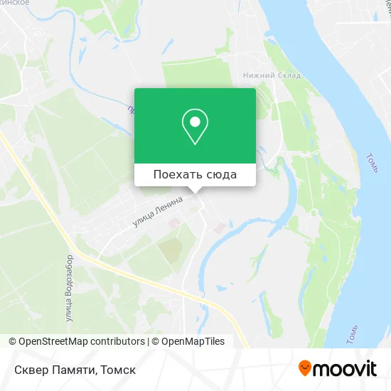 Карта Сквер Памяти