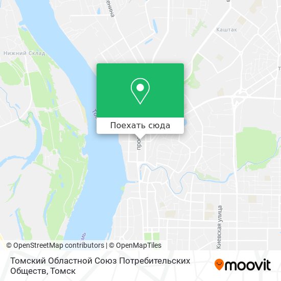Карта Томский Областной Союз Потребительских Обществ