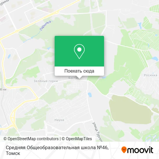 Карта Средняя Общеобразовательная школа №46