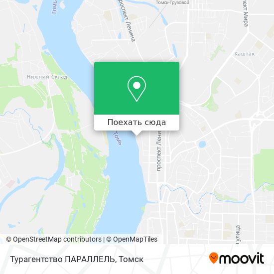Карта Турагентство ПАРАЛЛЕЛЬ