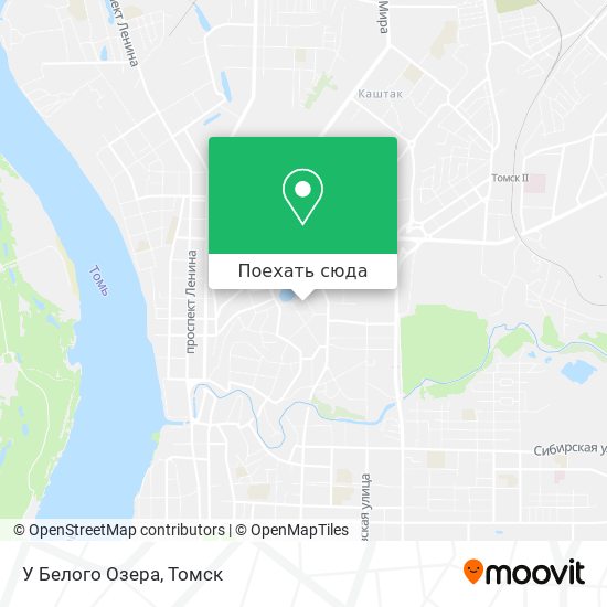 Карта У Белого Озера