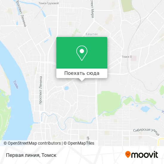 Карта Первая линия