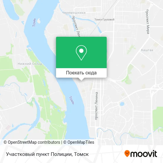Карта Участковый пункт Полиции