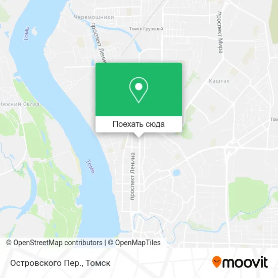Карта Островского Пер.