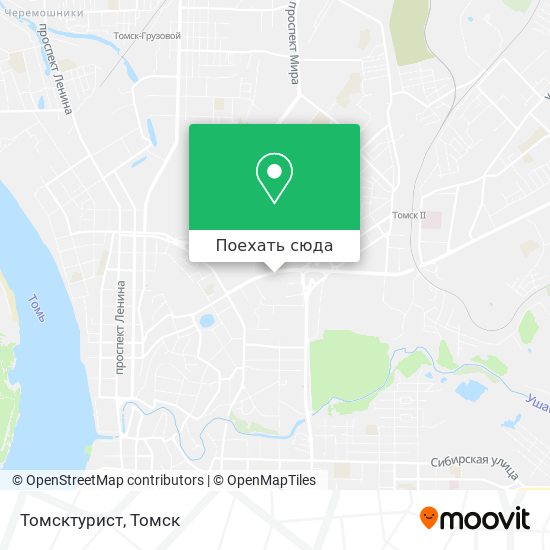 Карта Томсктурист