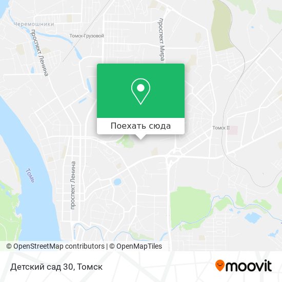 Карта Детский сад 30