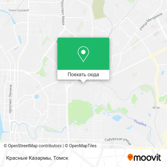 Карта Красные Kазармы