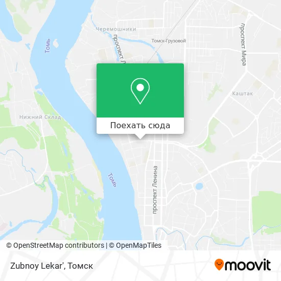 Карта Zubnoy Lekar'