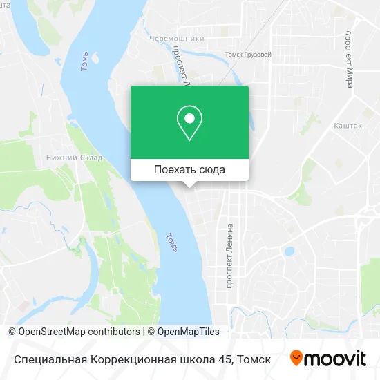 Карта Специальная Коррекционная школа 45