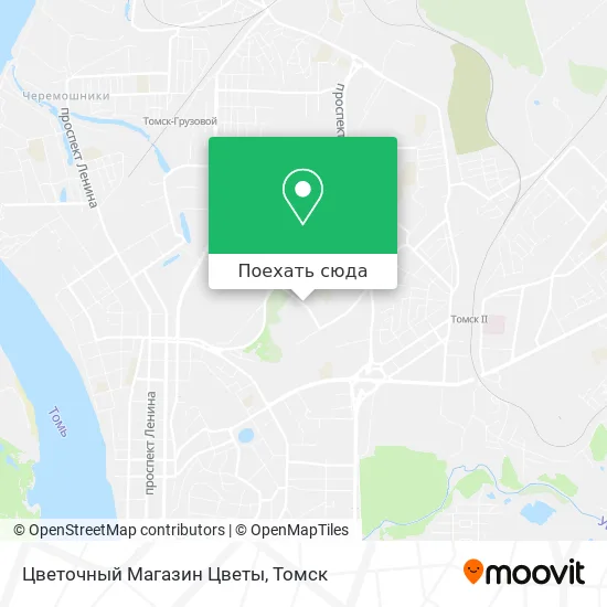 Карта Цветочный Магазин Цветы