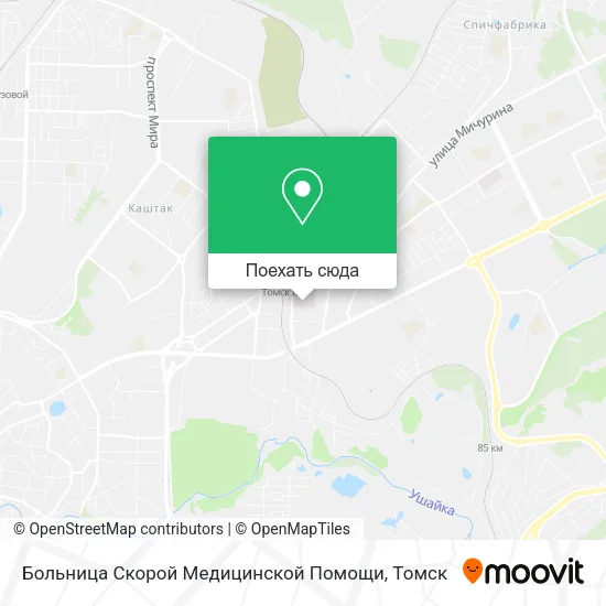 Карта Больница Скорой Медицинской Помощи