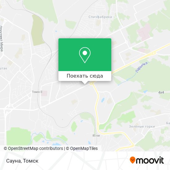 Карта Сауна