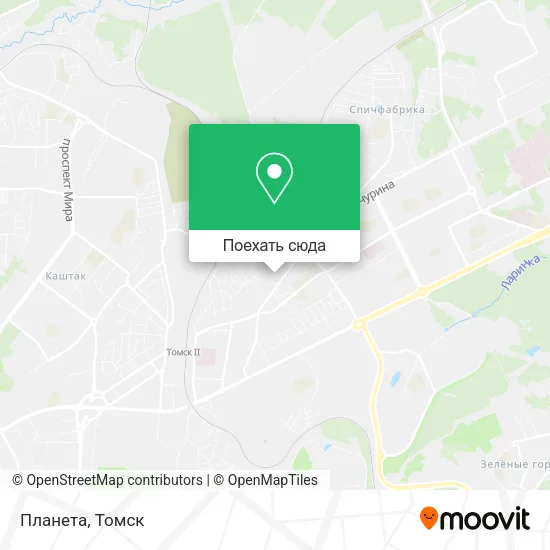 Карта Планета