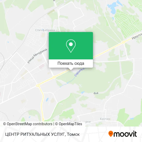 Карта ЦЕНТР РИТУАЛЬНЫХ УСЛУГ