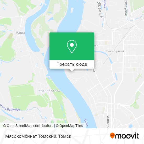 Карта Мясокомбинат Томский