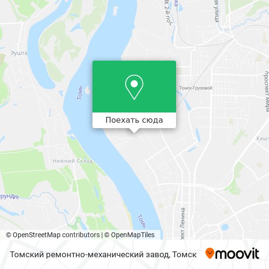 Карта Томский ремонтно-механический завод