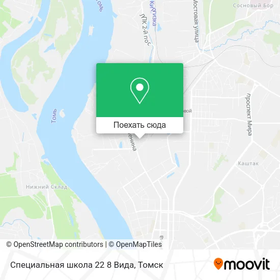 Карта Специальная школа 22 8 Вида