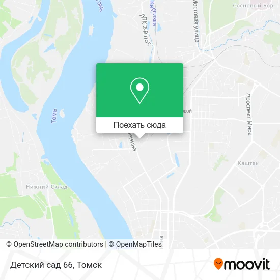Карта Детский сад 66