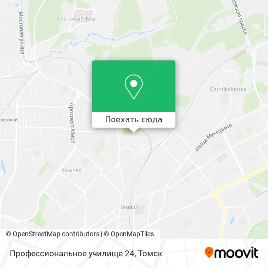Карта Профессиональное училище 24