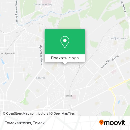 Карта Томскавтогаз