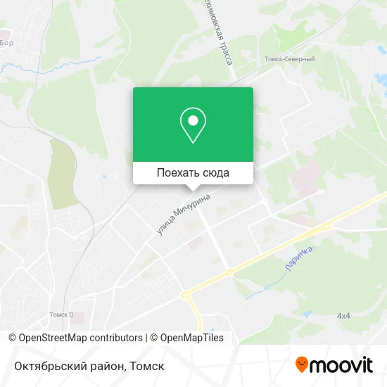 Карта Октябрьский район