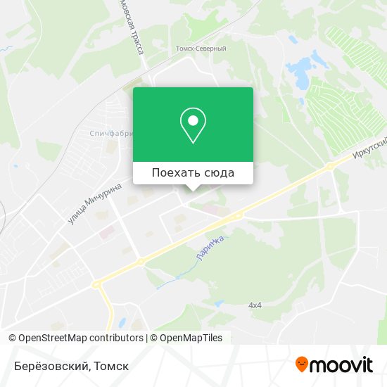 Карта Берёзовский