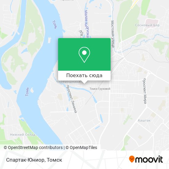 Карта Спартак-Юниор