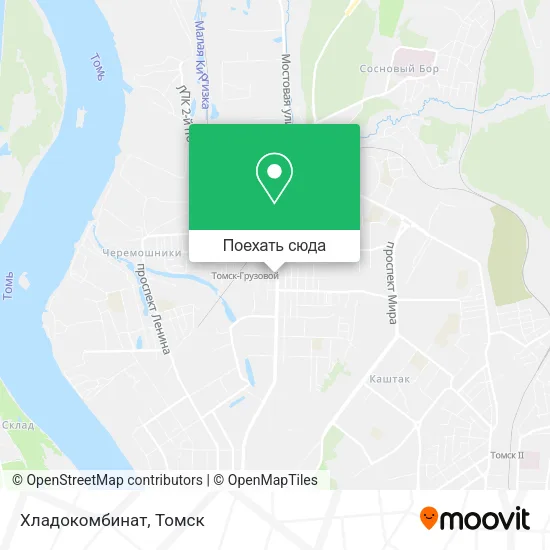 Карта Хладокомбинат