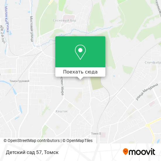 Карта Детский сад 57