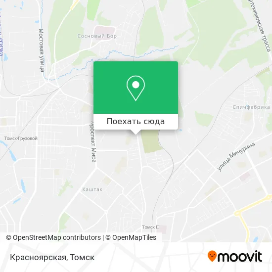 Карта Красноярская