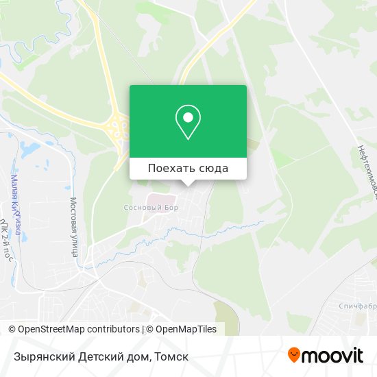 Карта Зырянский Детский дом