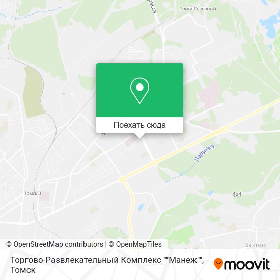 Карта Торгово-Развлекательный Комплекс ""Манеж""