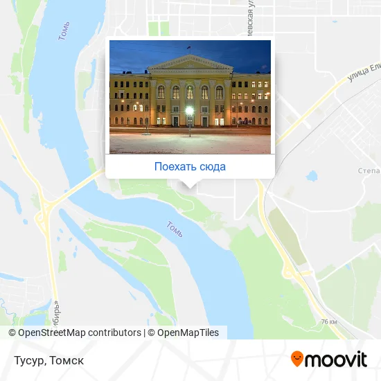 Карта Тусур