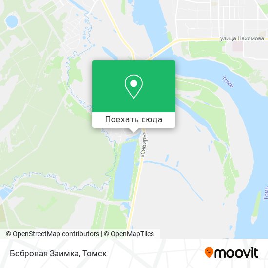 Карта Бобровая Заимка