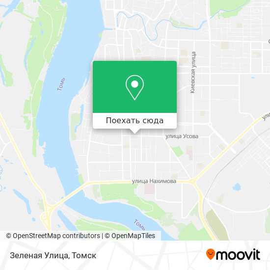 Карта Зеленая Улица