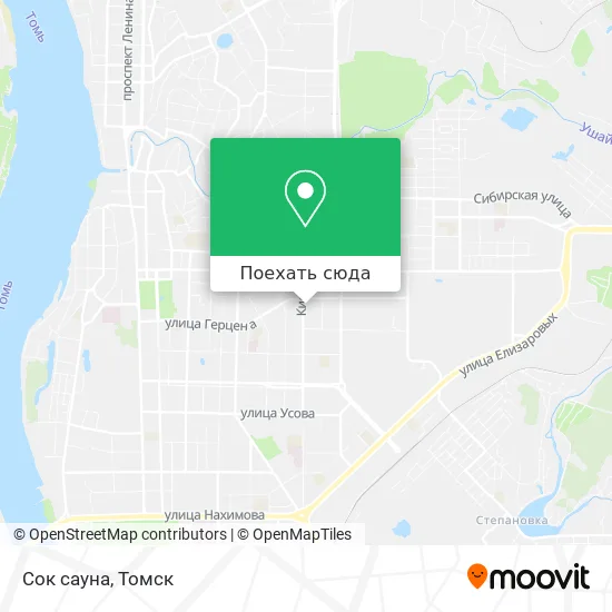Карта Сок сауна