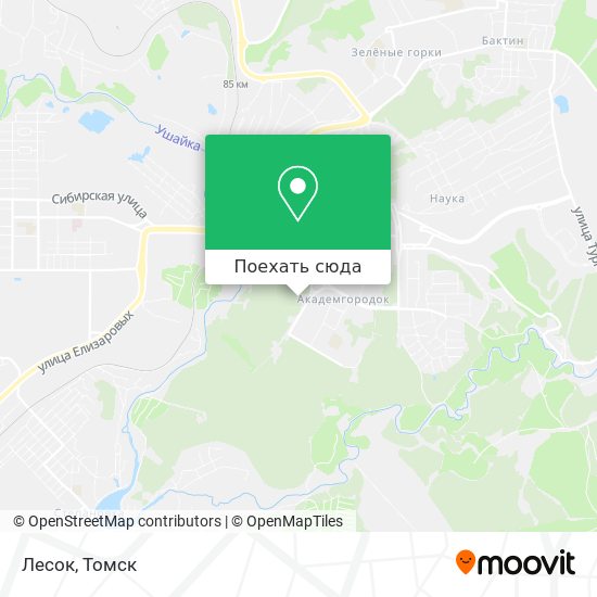Карта Лесок
