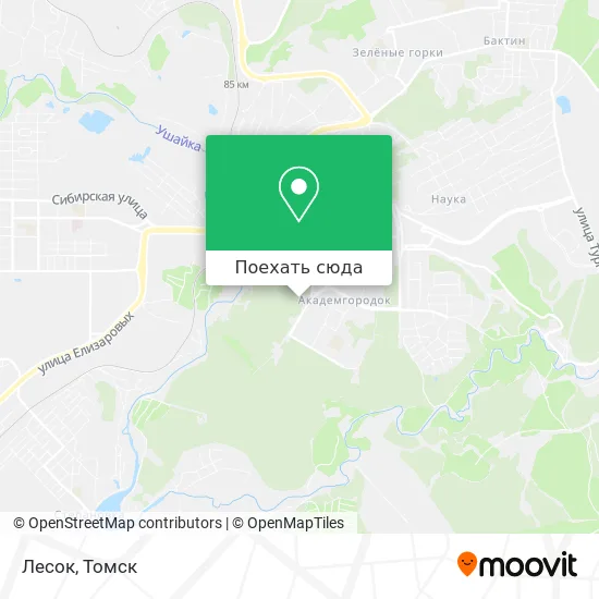 Карта Лесок