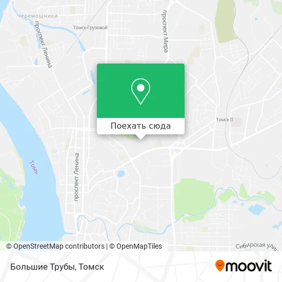 Карта Большие Трубы