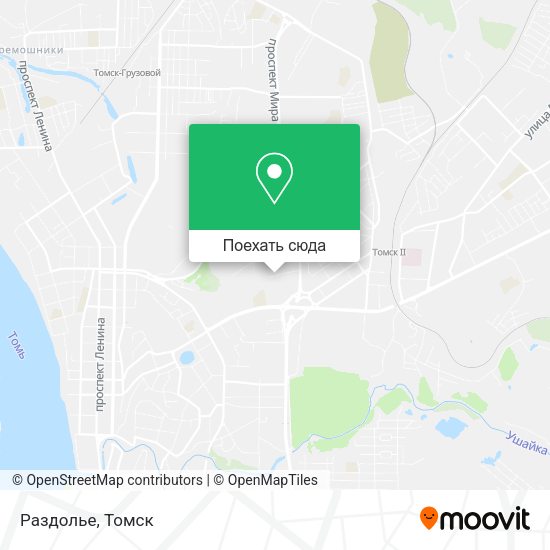 Карта Раздолье
