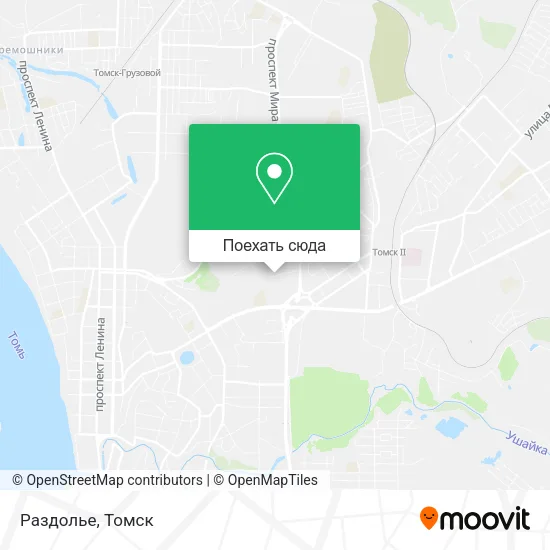 Карта Раздолье